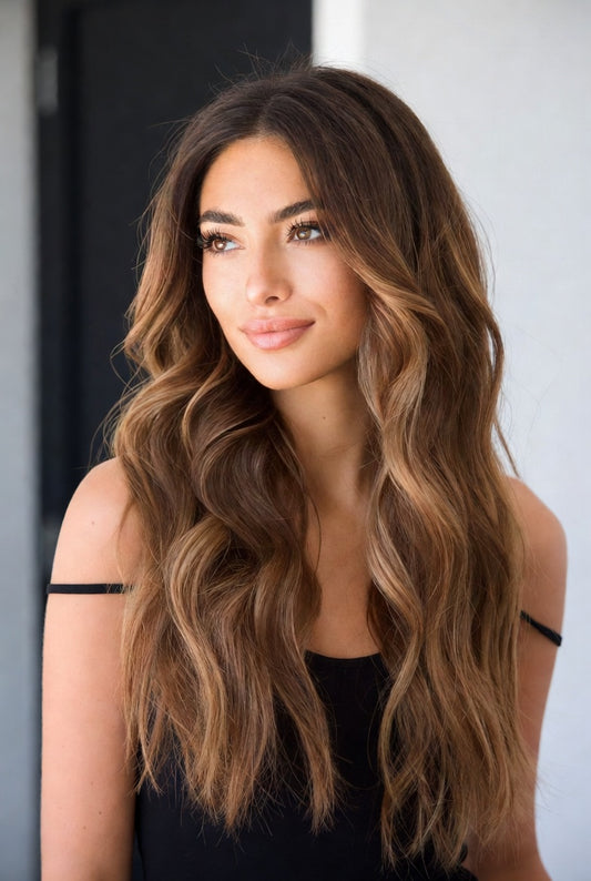 Honey Brown Premium Wave Wig