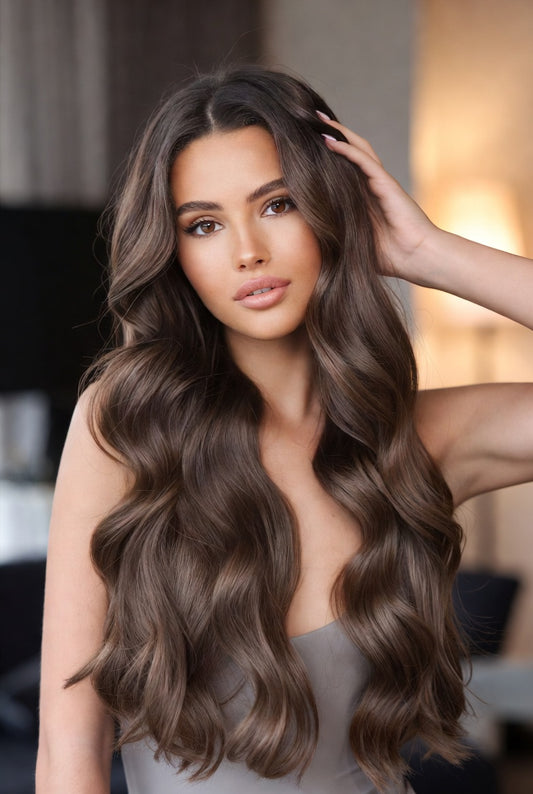 Rich Chocolate Curl Human Hair Wig