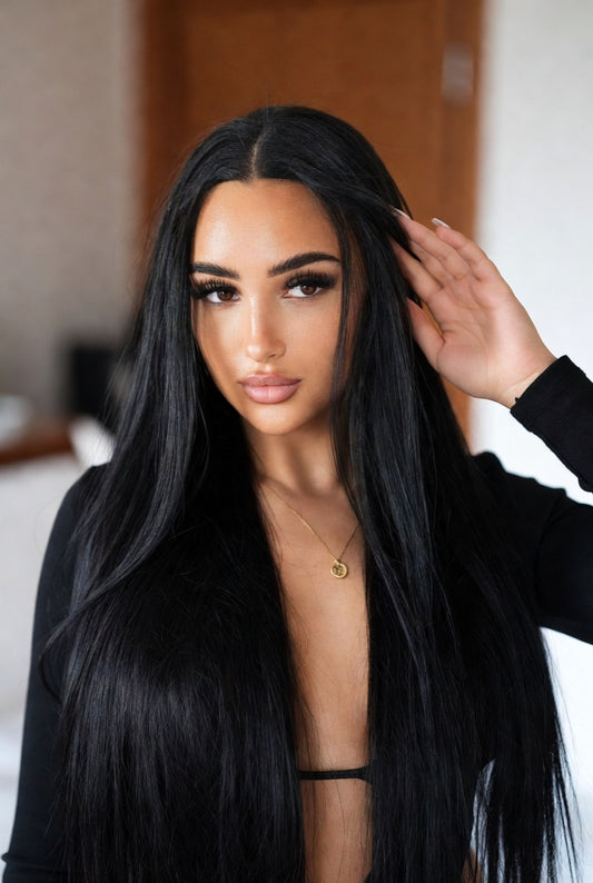 Sleek Midnight Straight Invisible Extension